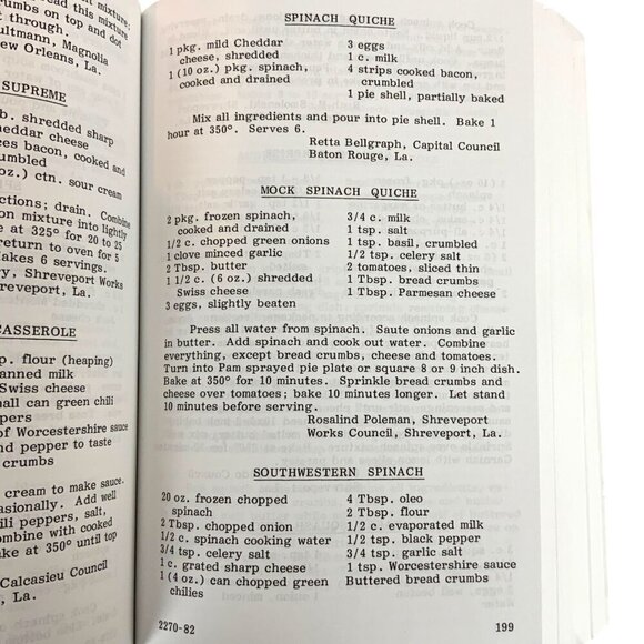 Pots Pans and Pioneers III Vintage Community Cookbook 1983 Louisiana Recipes - Picture 6 of 11